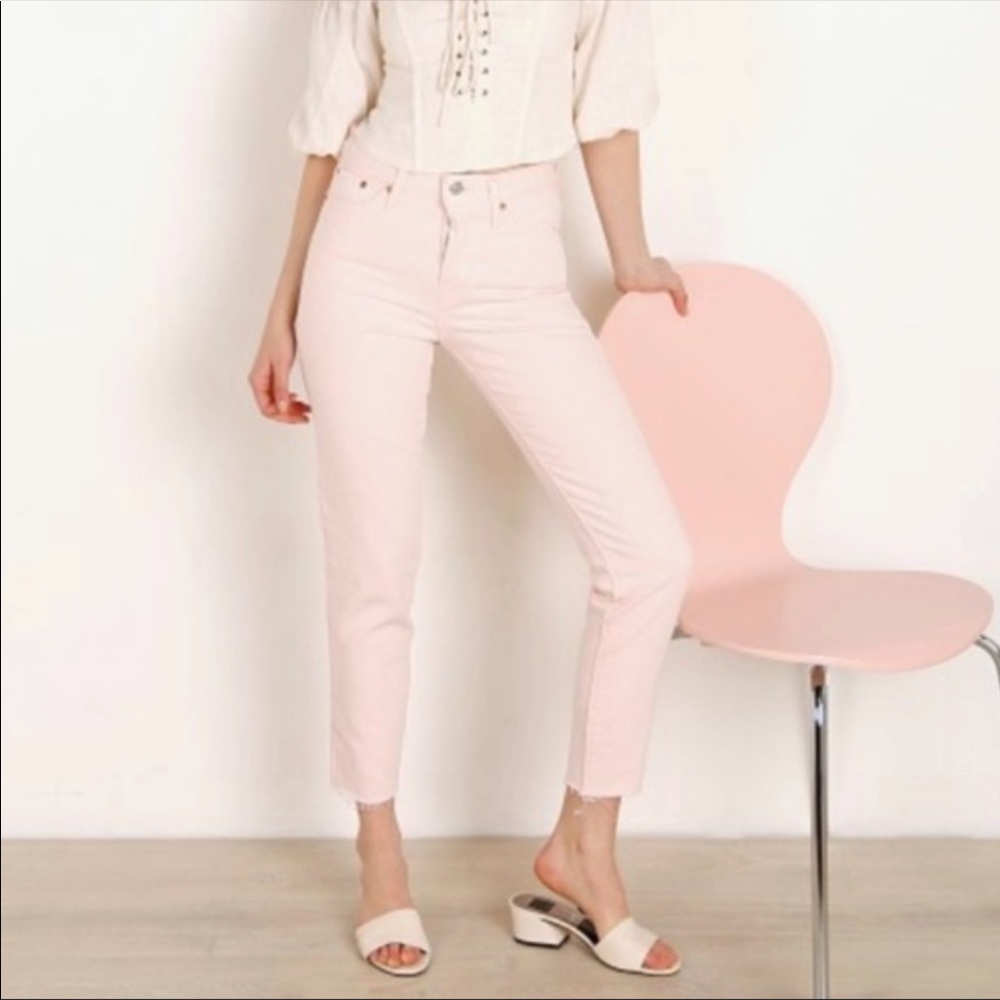 Levi’s Pink High-Rise Jeans